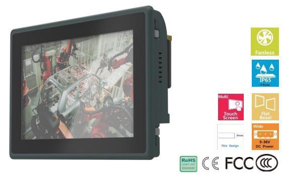 Touch Panel IPC integrated with System (Industrial Grade IPC for better view)